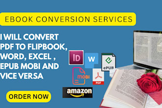 format convert pdf to epub mobi, word, book indesign ebook conversion amazon kdp