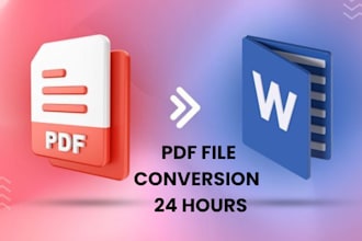 convert pdf to word, pdf to excel or data entry