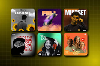 create meaningful and eye catching podcast cover art designs for your show