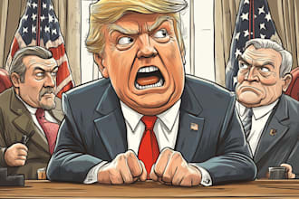 illustrate your political cartoon