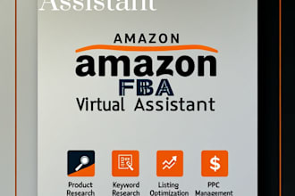 provide complete amazon VA services including PPC and sourcing