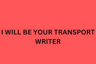 be your transport ebook writer