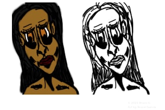 enhance your manga, drawings, line art