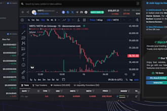 develop dexscreener bot dextool trending bot pinksale coingecko bot volume bot