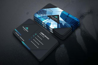 modern luxury minimal unique 4 different business card design 6h