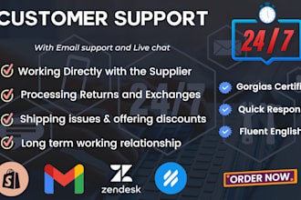 customer care via email support, live chat and phone support
