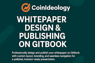 create gitbook whitepaper for blockchain project