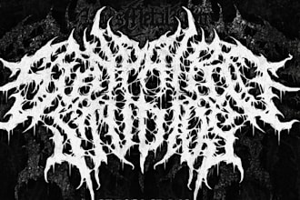 do a metal,hardcore,heavy metal, black metal band logo