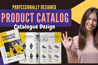 design editable digital product catalog lookbook sell sheet catalogue brochure