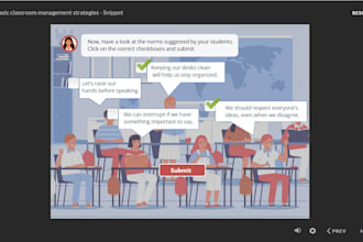create interactive elearning courses for training