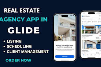 build glide real estate app glide property listing app glide realtor crm