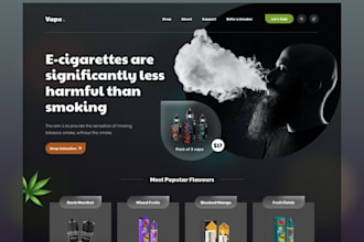 design hemp cbd store cannabis shopify marijuana website
