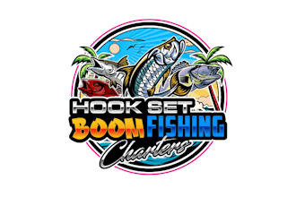 create attractive and imagination fishing logo design