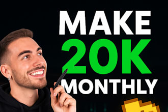 help make 20k monthly trade ,dropshipping, nft and online business