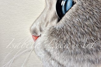 create a personalized fine art portrait of your pet