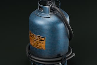 create high quality 3d game assets and models
