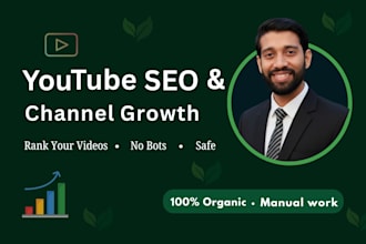 be your youtube manager with video SEO and thumbnails