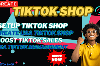create usa tik tok shop set up tiktok shop manage tiktok shop for non resident