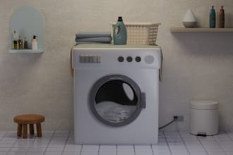 create stylized 3d props for your animations or illustrations