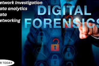 do digital forensics, network investigation, incident response