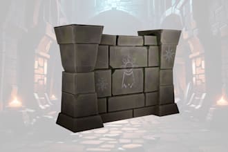 model stylized 3d props and assets for your game or project