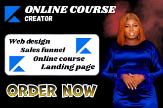 build kajabi website kajabi landing page kajabi online course, thinkific website