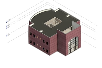 create a 3d bim architectural model in revit