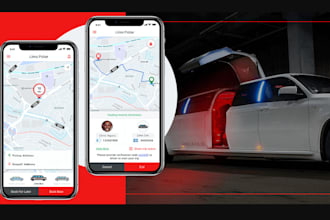 build limousine and chauffeured app, limo website