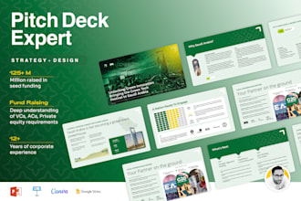 design a pitch deck that secures funding