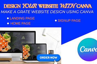 build canva website design canva newsletter design in 24 hurs