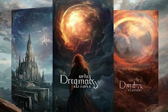 design your amazing fantasy book cover