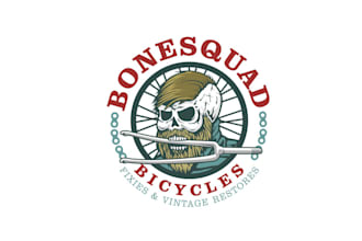 design awesome custom bicycles racing logo