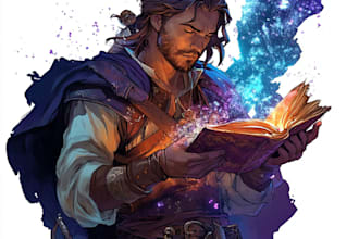 do fantasy dnd art, monster character, game art, sheet, and dnd