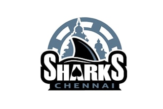 design artwork consulting e sport team or sharks logo