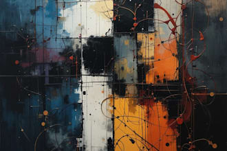 design and animate abstract album cover art