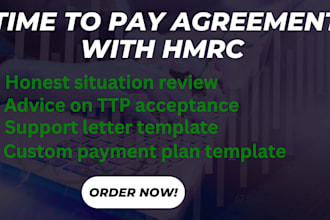 help you arrange a time to pay agreement with hmrc for your tax debt