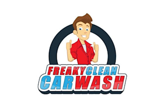 design aesthetics amazing car wash logo