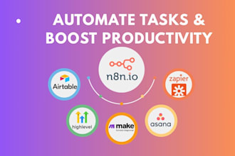 automate tasks in n8n zapier go high level ghl make airtable agentic ai workflow