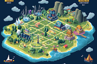 design unique vector map illustration or street map