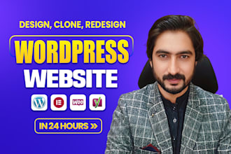 create premium wordpress luxury website design with elementor pro