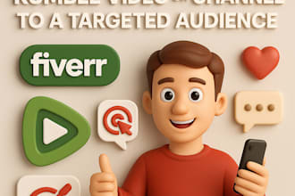 promote your rumble video or channel to a targeted audience