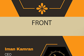 design simple and unique business cards