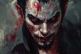create amazing fantasy horror character illustration