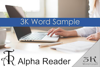 alpha read a sample up to 3,000 words