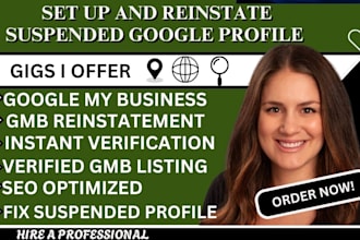 reinstate fix suspended gmb google my business profile listing local SEO