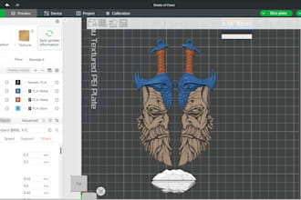 slice and paint your stl file on bambu lab for 3d printing