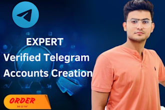 create verified telegram accounts for you and your business