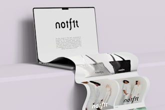 design a unique minimalist logo and brand identity kit