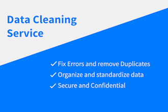 clean up your data into appropriate format