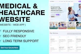 create a dentist, doctor, or healthcare clinic website